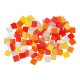 Creativ Company Mini Mosaic Red Orange 5x5mm, 25 gram