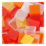 Creativ Company Mini Mosaic Red Orange 5x5mm, 25 grams