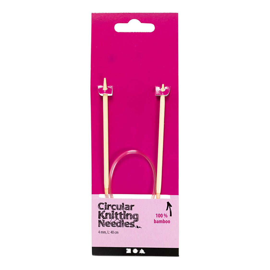 Creativ Company circular knitting needles 4 mm, 40cm