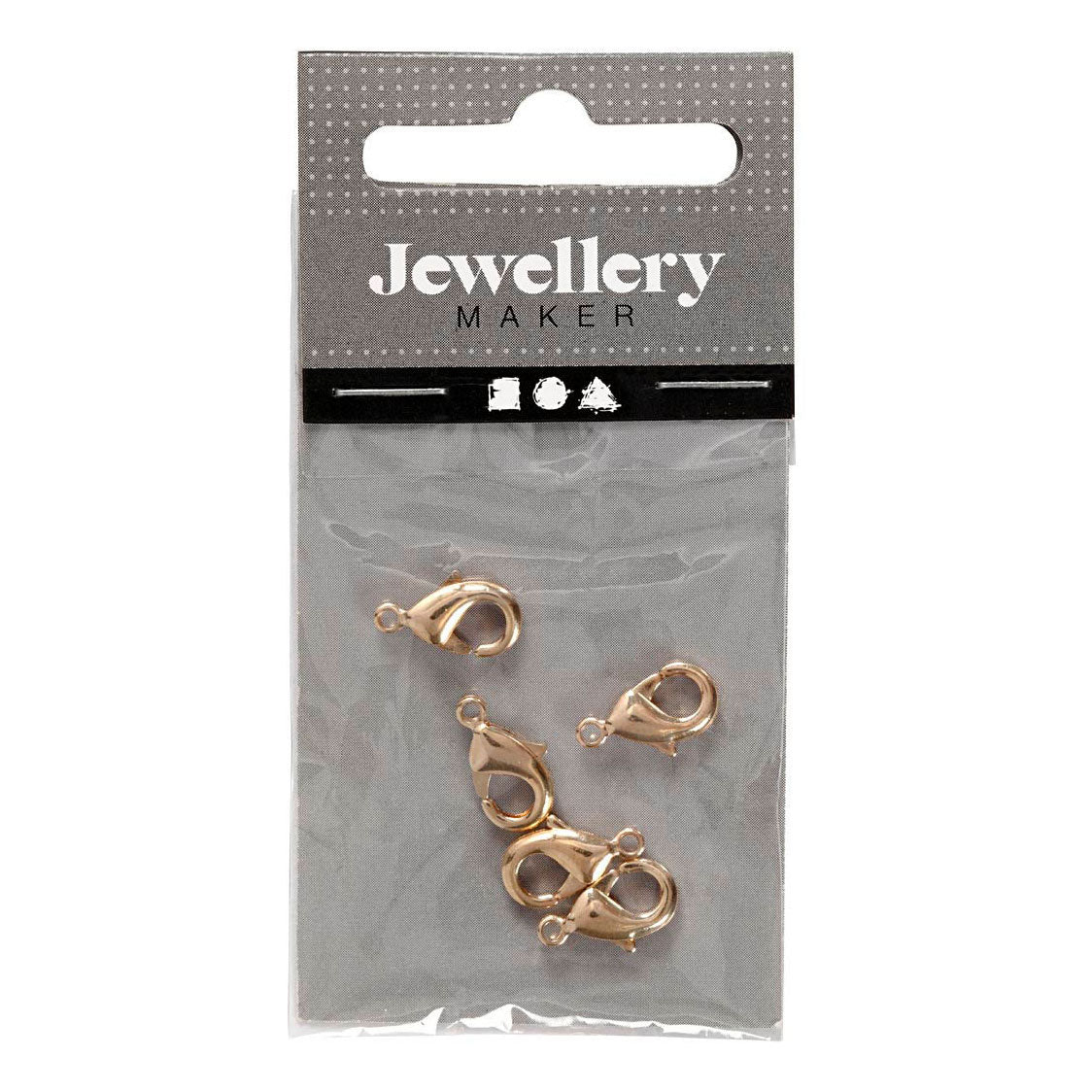 Firma Creativ Carabiner Hooks Gilded, 5st.