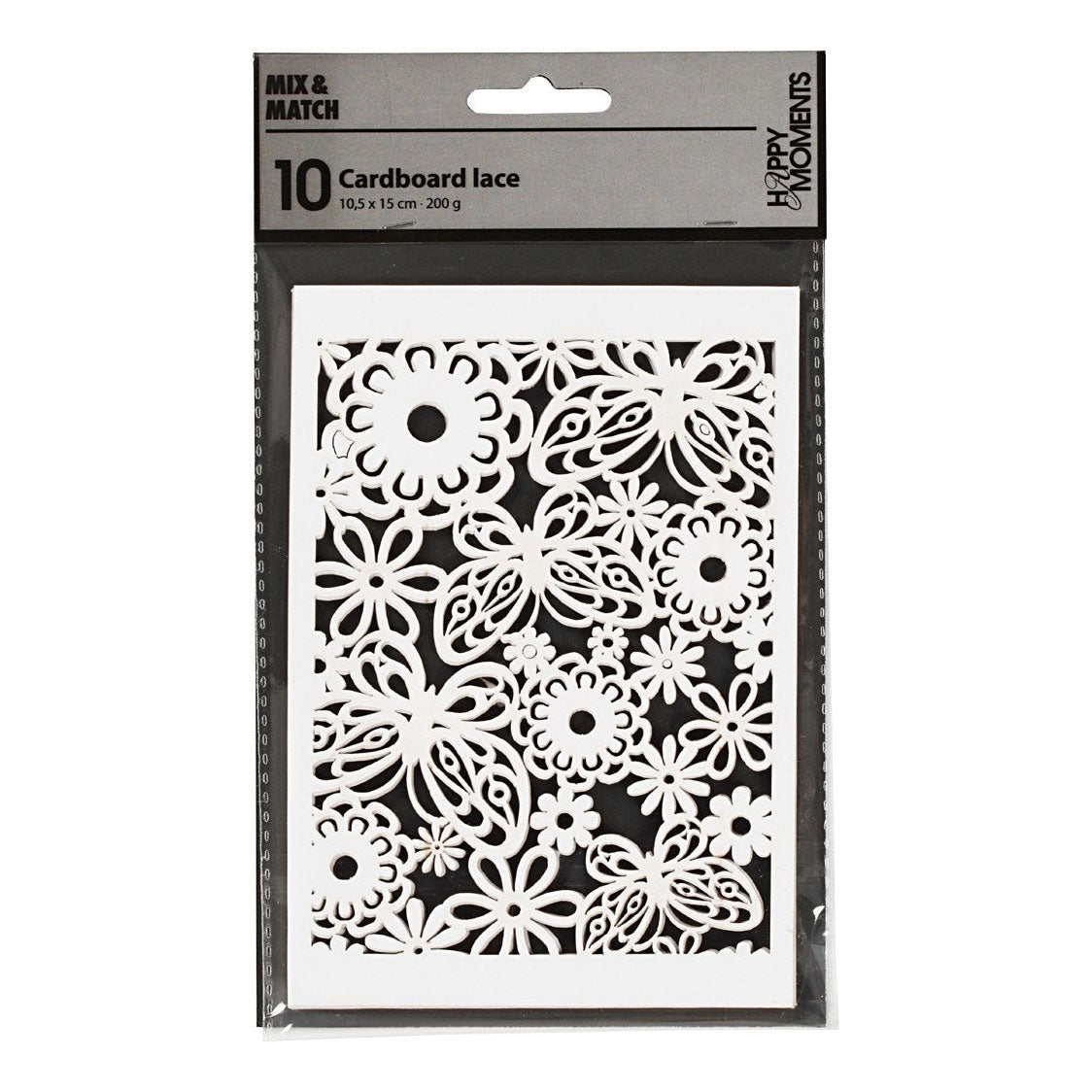 Creative Company Pattern Carton White, 10st.