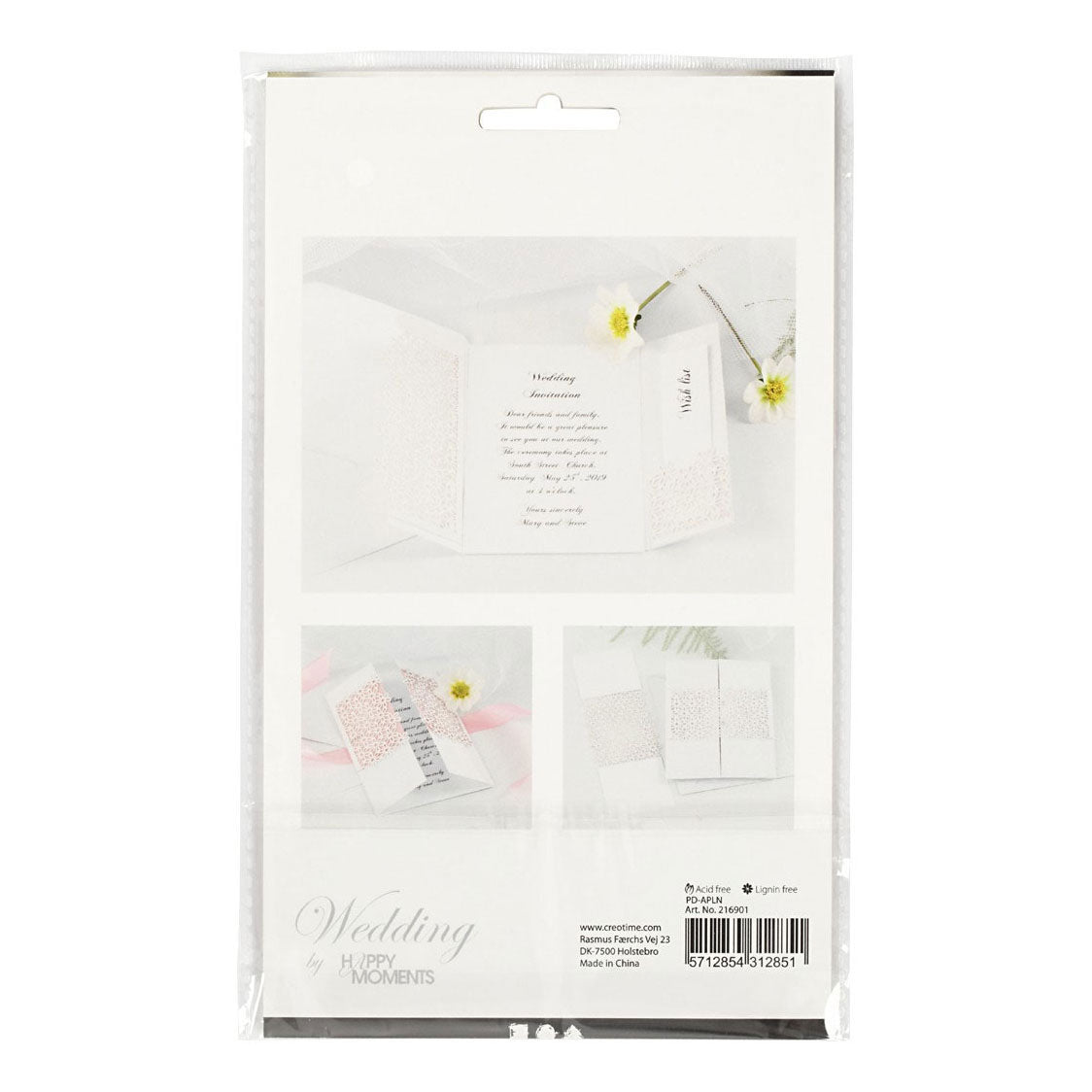 Creativ Company Pattern Carton White, 10st.