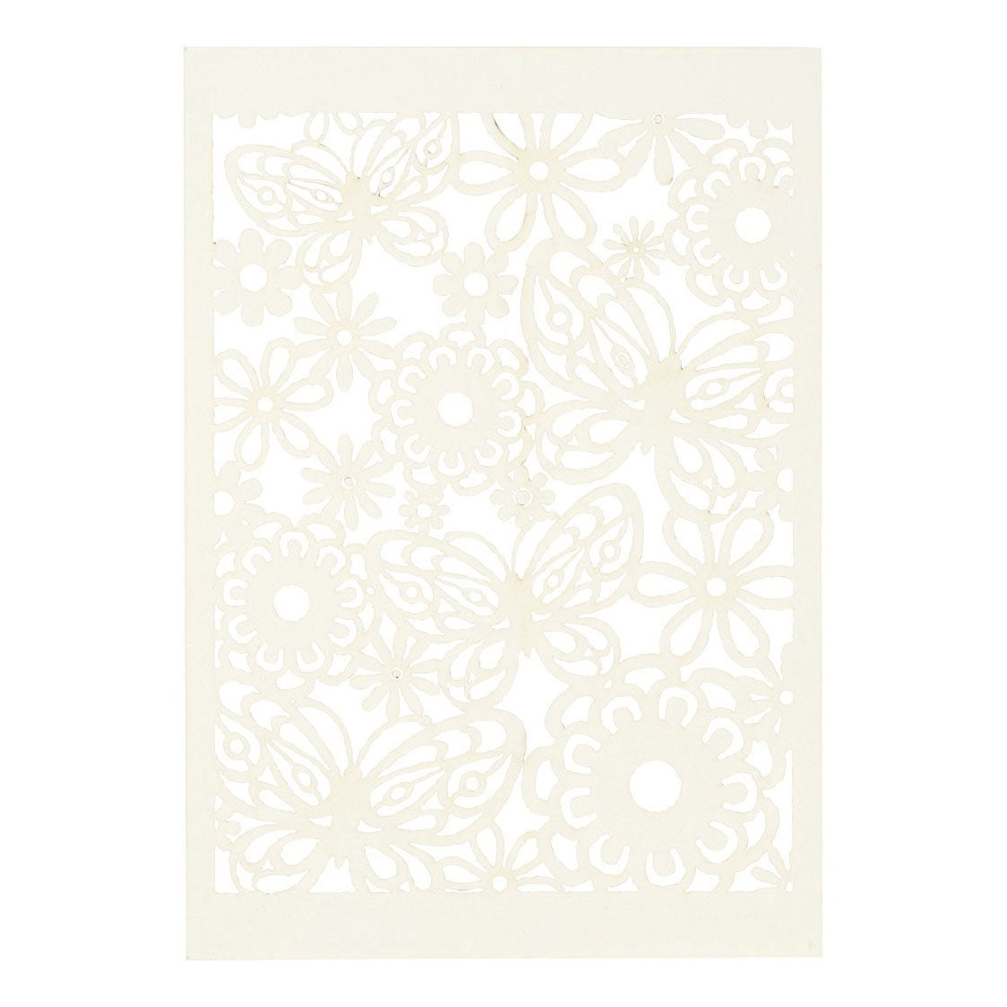 Creativ company patterned cardboard, sheet 10.5x15 cm, 200 gr, off-white, 10 pieces 1 box