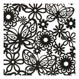 Creativ company patterned cardboard, sheet 10.5x15 cm, 200 gr, black, 10 pieces 1 box
