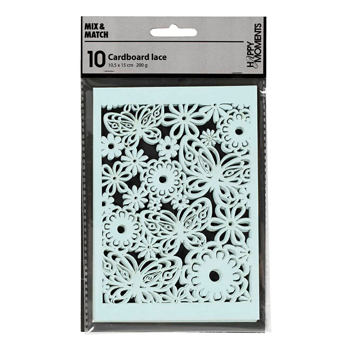 Creativ Company Pattern Carton Light Blue, 10st.