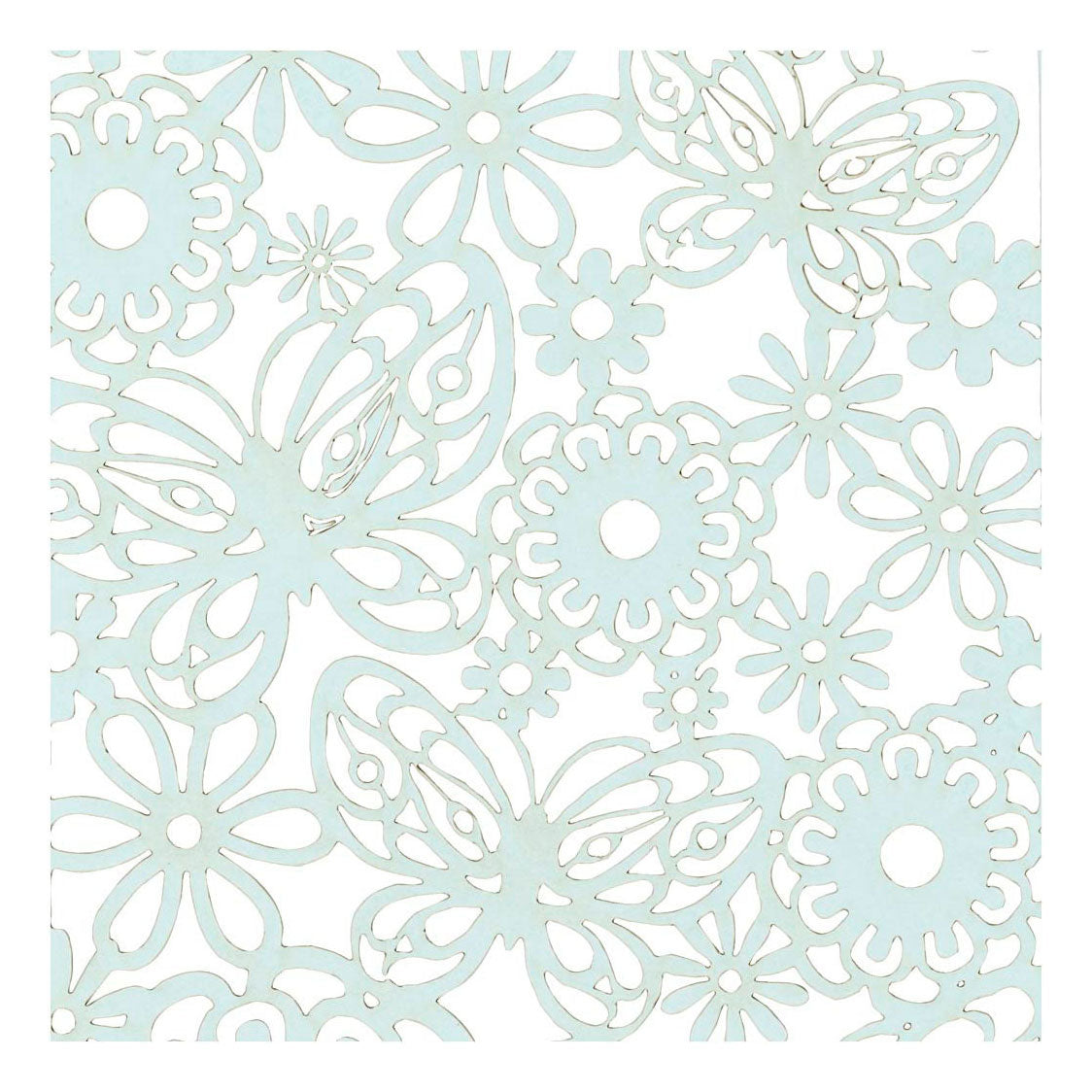 Creativ Company Pattern Carton Light Blue, 10st.