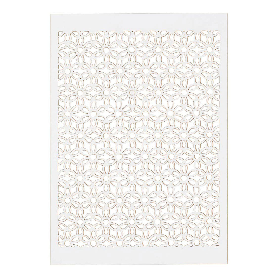 Crétiv Company Pattern Carton Flower Blanc, 10e.