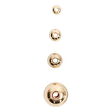 Creative company gold beads, 150pcs.