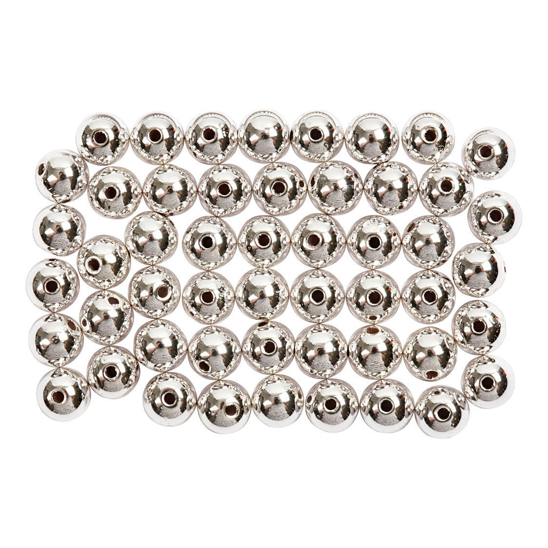 Creativ Company Beads Silver, 100.