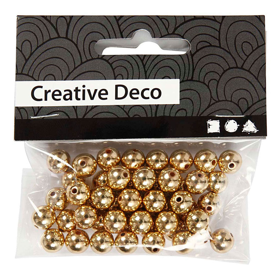 Creativ Company Beads Gold, 50e.