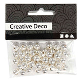 Creativ Company Beads Silver, 50st.