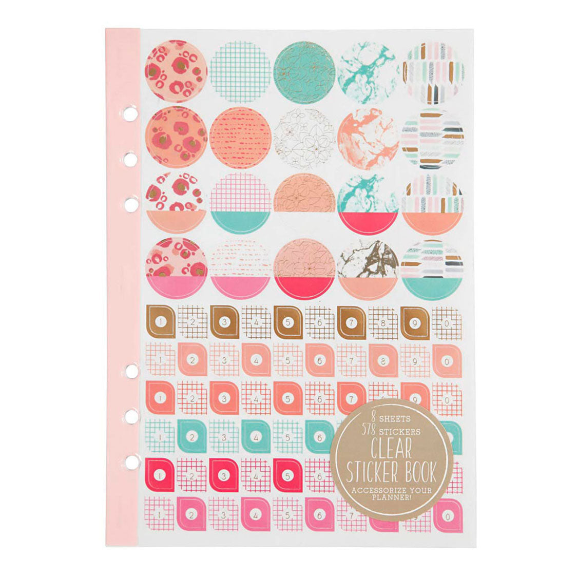 Creativ Company Stickerboek Aquarel A5 voor Planner, 578st.