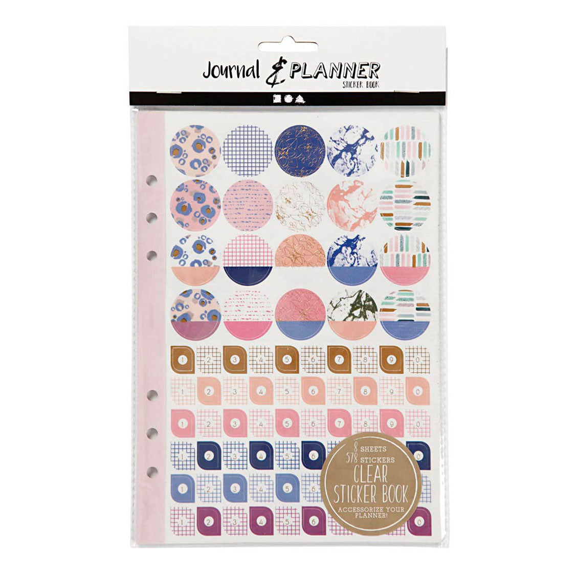 Creativ Company StickerBoek Bloemen A5 para Planner, 578.