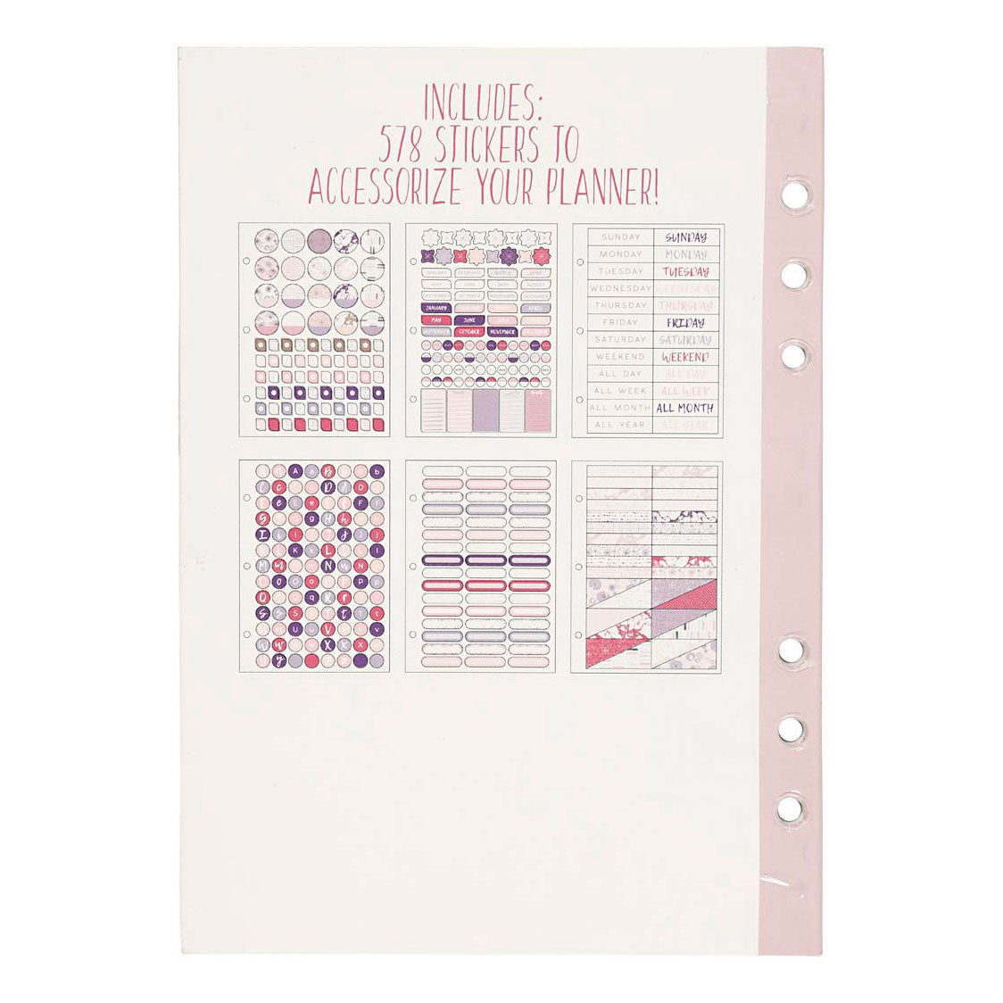 Creativ Company StickerBoek Bloemen A5 para Planner, 578.