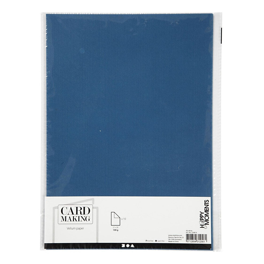 Creativ Company Vellum Paper A4 Blue, 10 listů