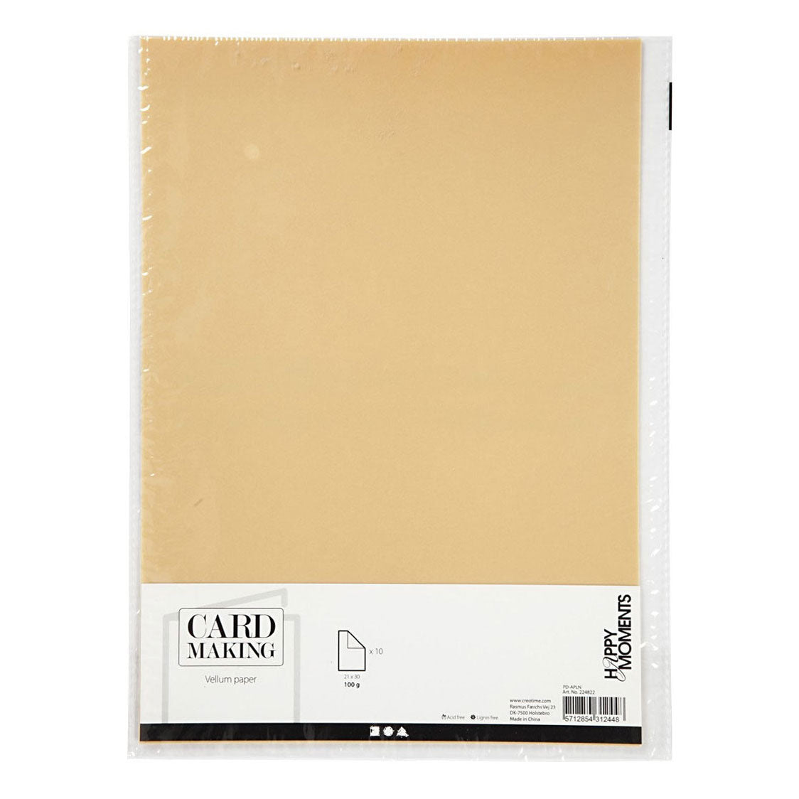 Empresa criativa https: www.cchobby.nl papel vellum-a4-sheet-210x297-mm-100-gr-natural-10-vel-1-doos