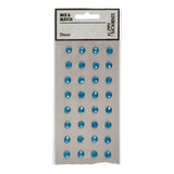 Creativ company rhinestones blue, 32 pcs.