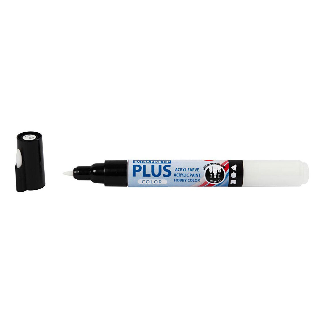 Creativ Company pluss fargemarkør off-white, 5,5 ml