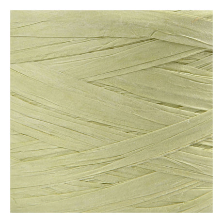 Creativ Company paper raffia yarn light green, 100m