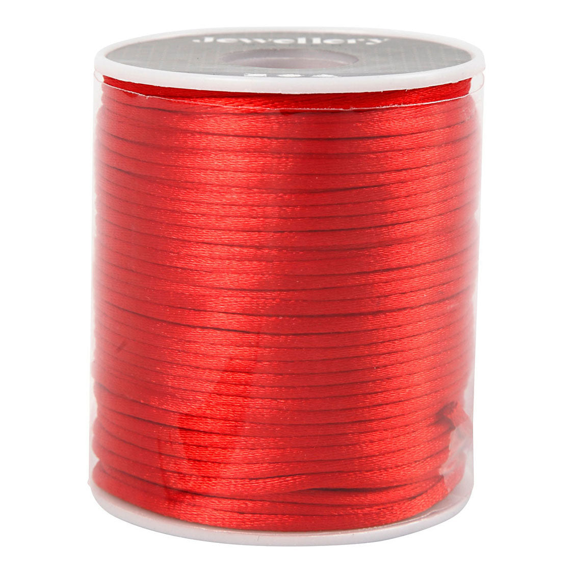 Crétiv Company Satin Cord Red, 50m