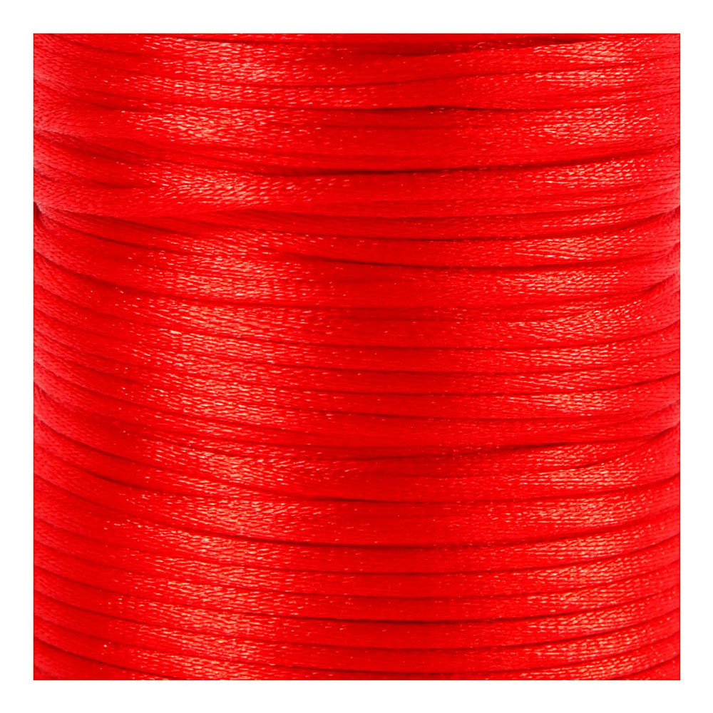 Crétiv Company Satin Cord Red, 50m