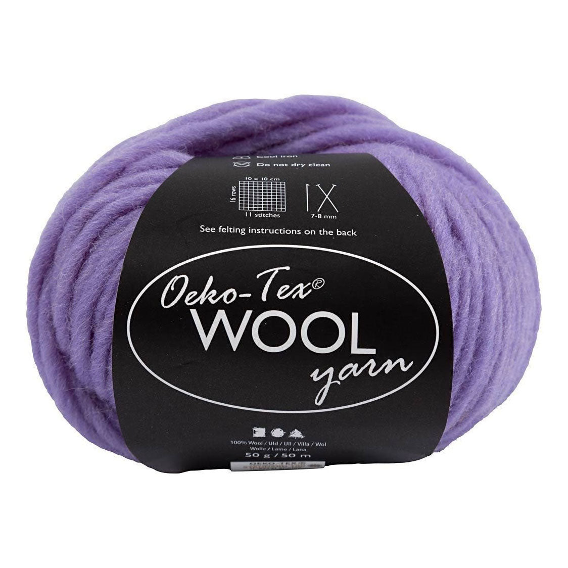 Kreativ Company Woll Yarn Purple, 50m