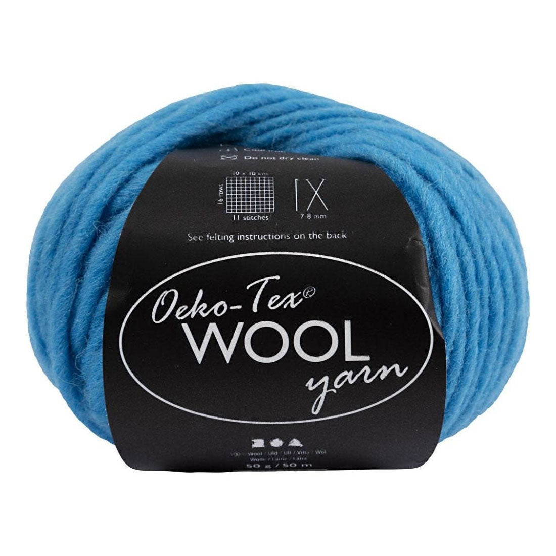 Creativ Company Wool yarn Turquoise, 50m