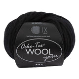 Creative Company wool yarn black, 50m