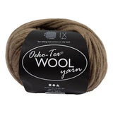 Creativ Company Wol Yarn Light Brown, 50m