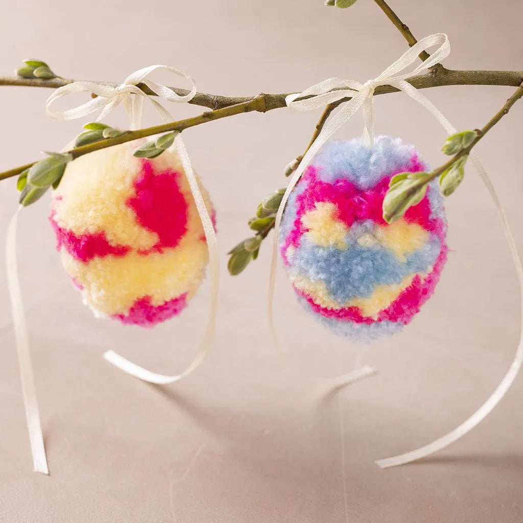 Creativ Company Mini Hobby Set Pom-pom Egg, 2pcs. Easter