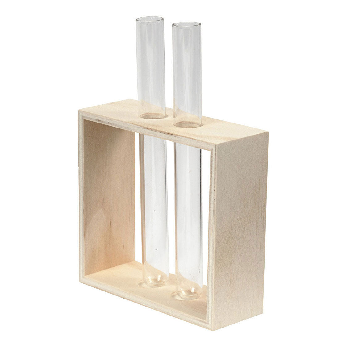 Creativ Company wooden rack with test tubes, 3dlg.