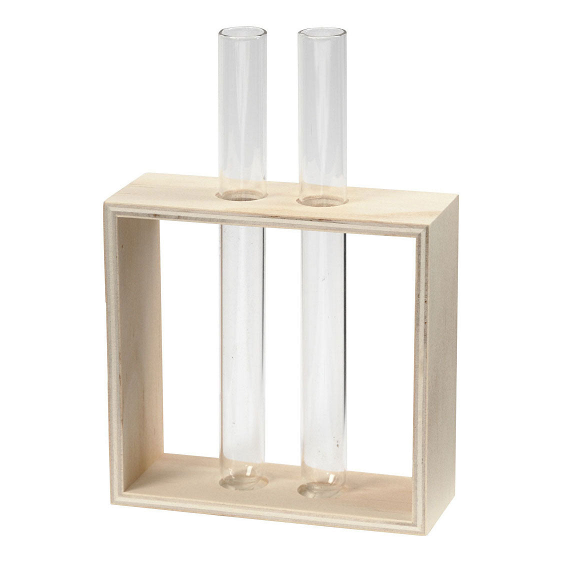 Creative Company Wooden Rack con tubi di prova, 3dlg.