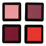Creativ Firma Stempel Tënt, Peach, Rosa, hellrosa, donkelrosa, h: 2 cm, Gréisst 3,5x3,5 cm, 4 Stéck 1 Këscht