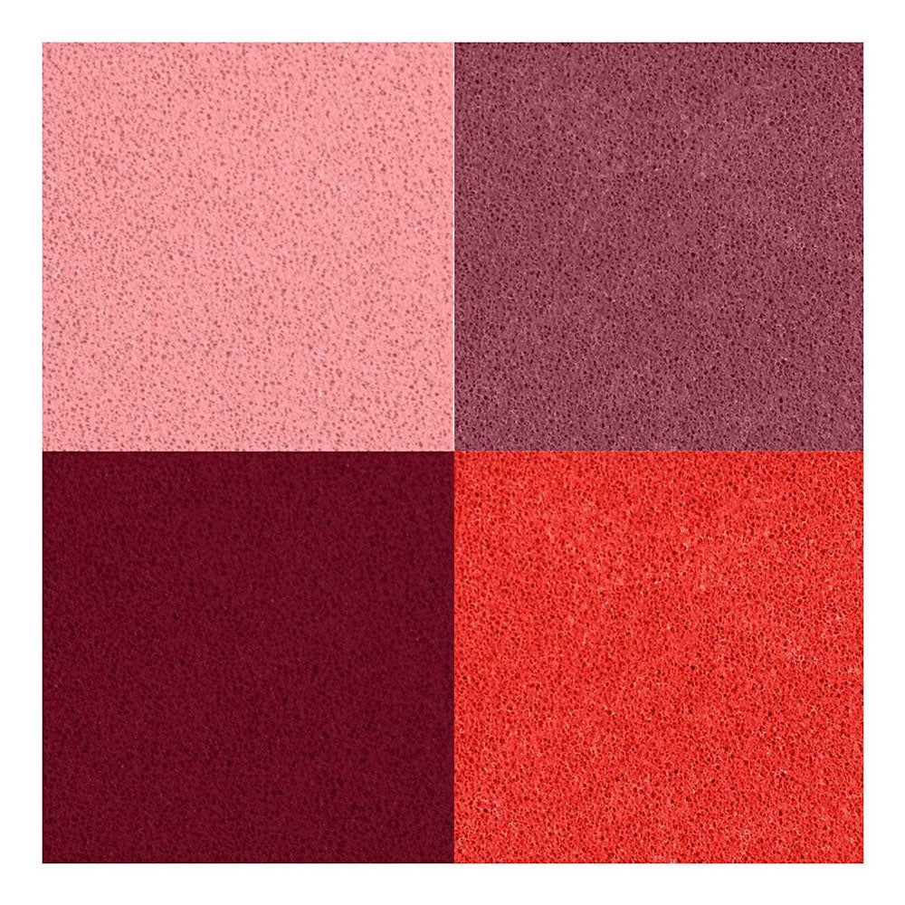 Creativ Firma Stempel Tënt, Peach, Rosa, hellrosa, donkelrosa, h: 2 cm, Gréisst 3,5x3,5 cm, 4 Stéck 1 Këscht