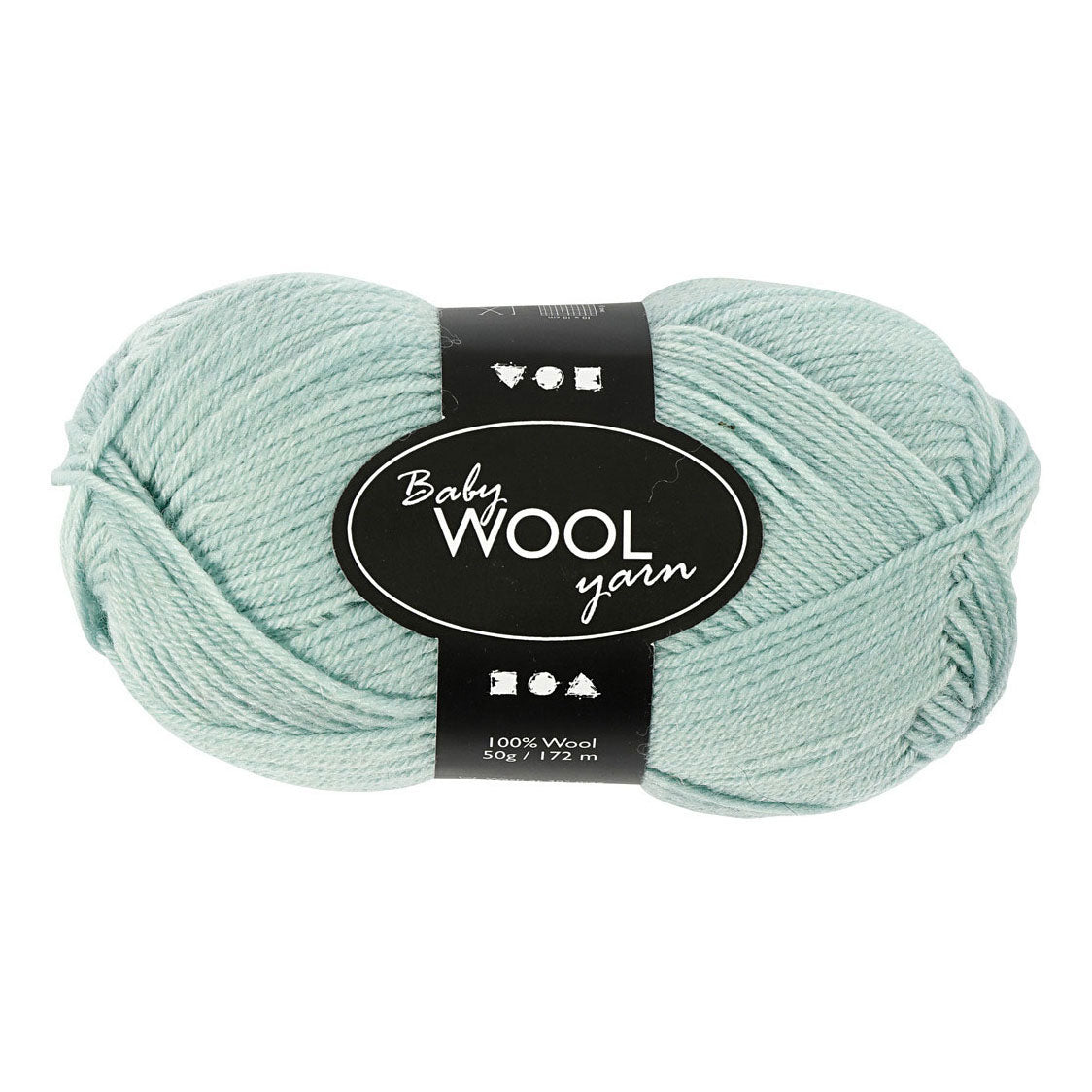 Creativ Company Baby Yarn Soft Green, 172m