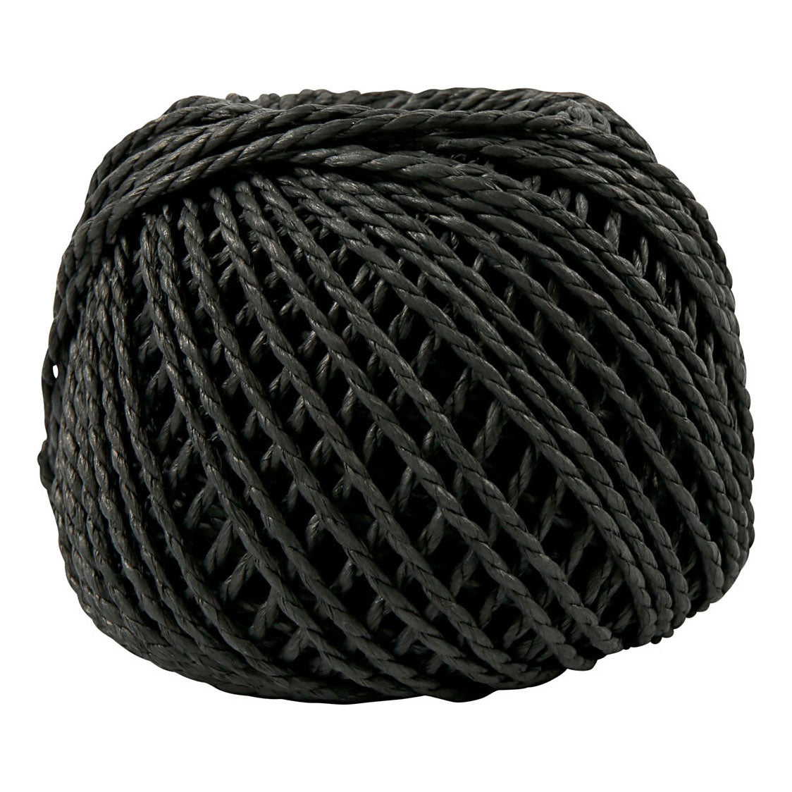Creativ Company paper yarn black, 40m