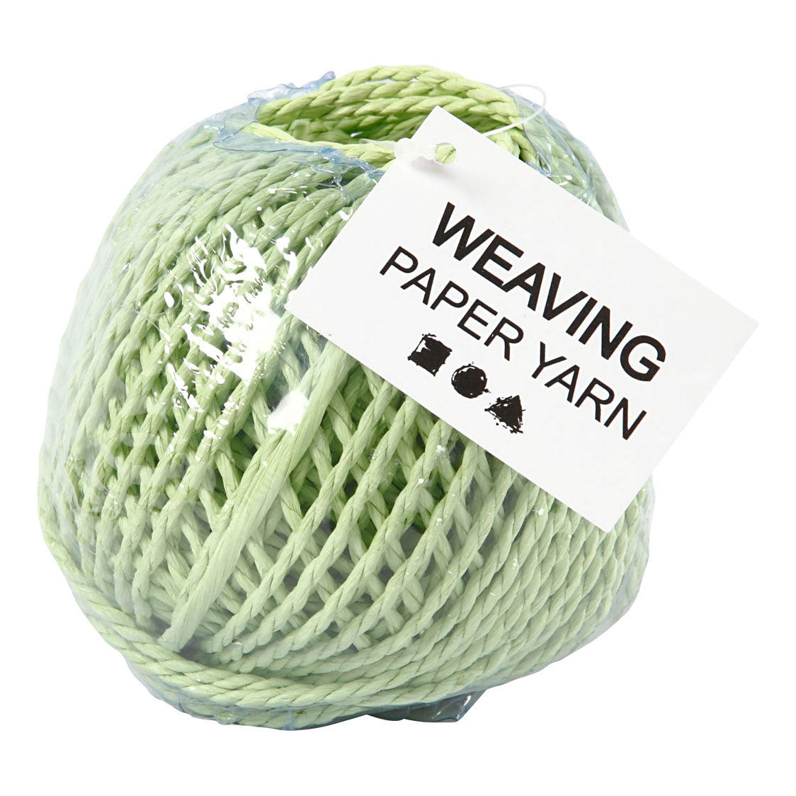 Creativ Company paper yarn light green, 40m