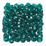 Creative Company Facet Beads Emerald Green, 100 °.