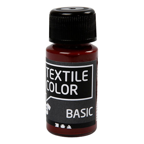 Firma Creativ Firma Textile Color Semi -Covering Farba - Brown, 50 ml