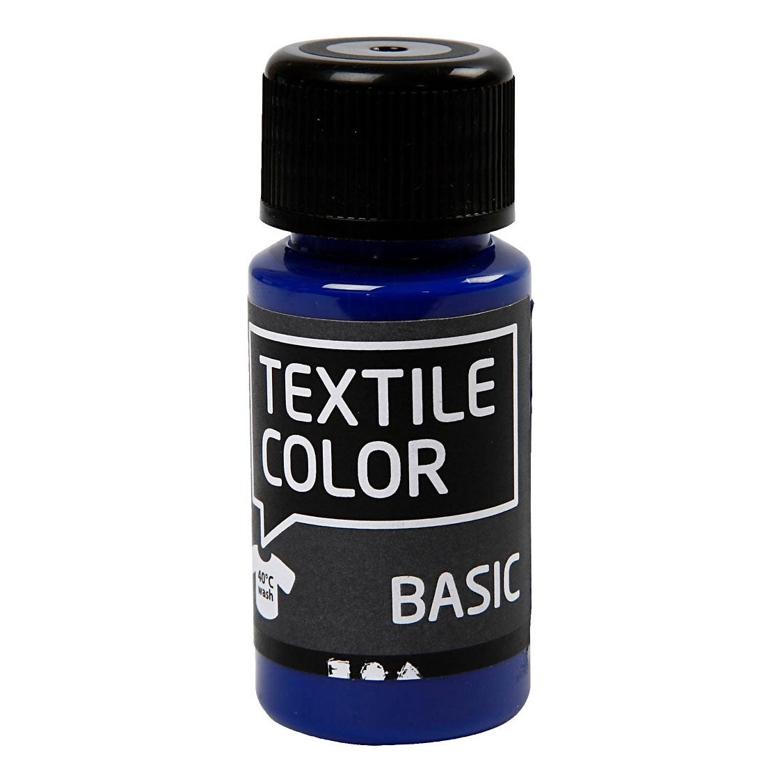 Creativ Company Textile Color Semi-dekkende Textielverf Primair Blauw, 50ml