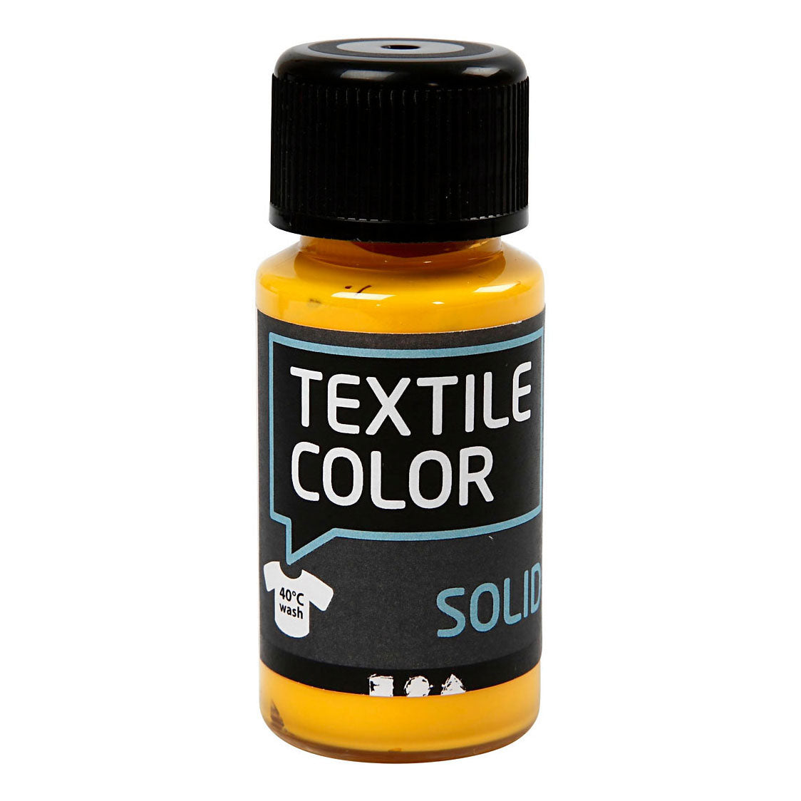 Creativ Company Textile Color -Cverting Textile Paint - Geel, 50 ml