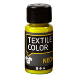 Creativ Company Couleur textile couvrant la peinture textile Neon Geel, 50 ml