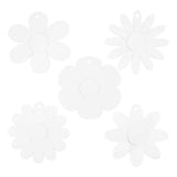 Creativ Company Flowers White, 5x 3st.