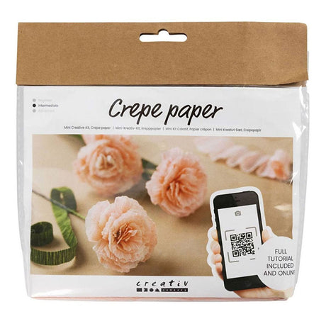 Creativ Company mini hobby set crepe paper carnations
