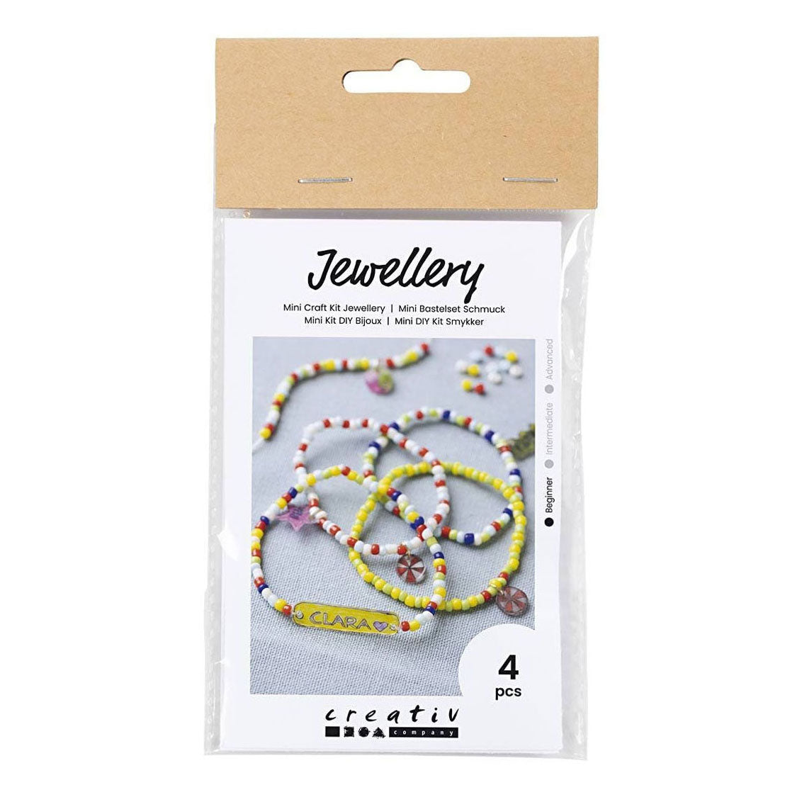 Creativ Company Mini HobbySet Jewelry shrink film bracelets yellow