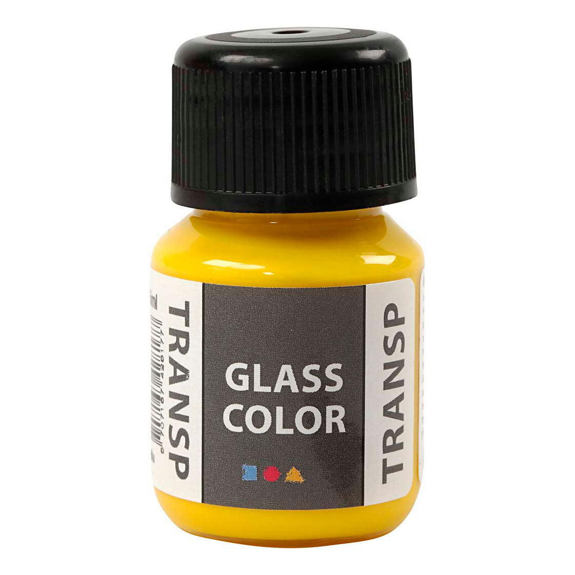 Creative Company Glass Color Paint trasparente Vernice Giallo, 30 ml