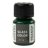 Creativ Company Glass Color Transparent Paint Briliant Green, 30 ml