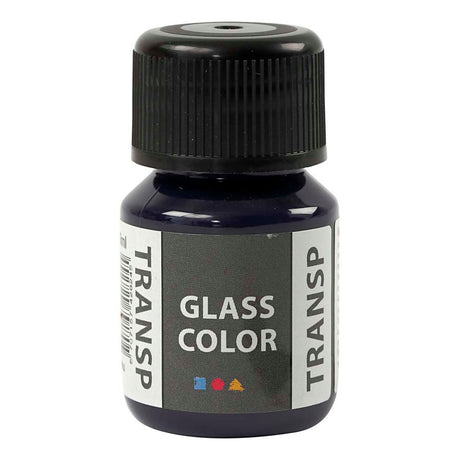 Creativ Company Glass Farbe Transparent Farbe - Marine Blue, 30 ml