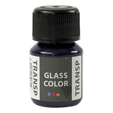 Creativ Company Glass Color Transparent Paint Marine Blue, 30ML