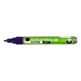 Creativ Company Glasen Porseleinstift Glitter Semi-Dekkend Violet